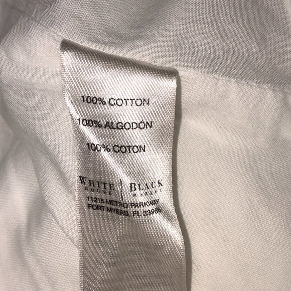 Sz 8 White House Black Market White Crochet Halter Shift Dress - Picture 16 of 17